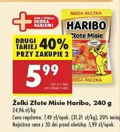 Biedronka Żelki Haribo Złote Misie oferta