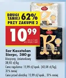 Biedronka Ser kasztelan śmietankowy Sierpc oferta