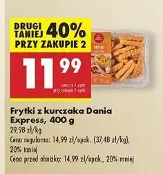 Biedronka Frytki z kurczaka Danie Express oferta