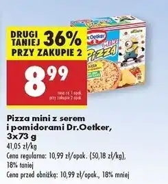 Biedronka Pizza mini minionki Dr. Oetker oferta