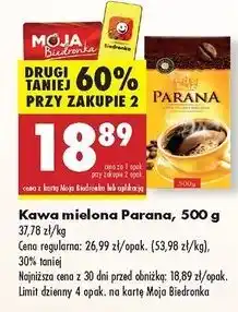 Biedronka Kawa Parana oferta