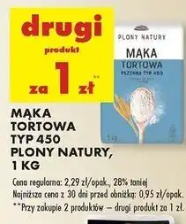 Biedronka Mąka tortowa pszenna typ 450 Plony Natury oferta