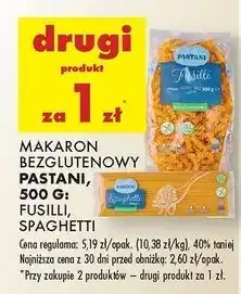 Biedronka Makaron spaghetti bezglutenowe Pastani oferta