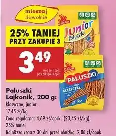 Biedronka Paluszki słone Lajkonik oferta