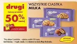 Biedronka Ciastka z kawałkami czekolady Milka Cookies Sensations oferta