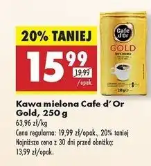 Biedronka Kawa Cafe D'or Gold oferta