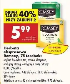 Biedronka Herbata earl grey z nutą cytryny Remsey oferta