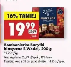 Biedronka Bombonierka E. Wedel Baryłki oferta