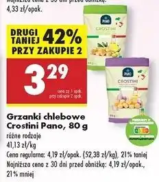 Biedronka Crostini z oliwą oliwek Pano oferta