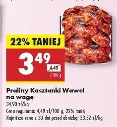 Biedronka Czekoladki Wawel Kasztanki oferta