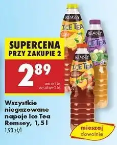 Biedronka Napój z ekstraktem zielonej herbaty cytrusowy Remsey Ice Tea oferta