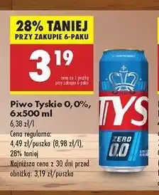 Biedronka Piwo Tyskie 0.0% oferta