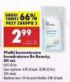 Biedronka Płatki kosmetyczne maxi Be Beauty oferta