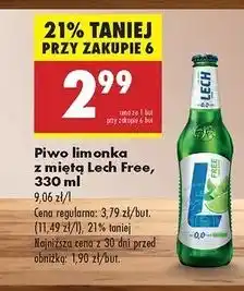 Biedronka Piwo Lech Free Limonka Z Miętą oferta