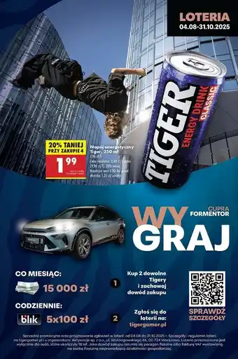 Biedronka Napój classic Tiger Energy Drink oferta