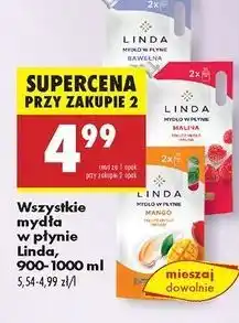 Biedronka Mydło w płynie bawełna Linda oferta
