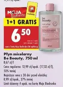 Biedronka Płyn micelarny sensitive Be Beauty oferta