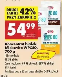 Biedronka Odżywka białkowa wpc 80 truskawkowa Mlekovita Sba oferta