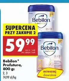 Biedronka Mleko 2 Bebilon Profutura Duo Biotik oferta
