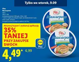 Lidl Serek mascarpone Pilos oferta