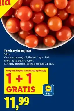 Lidl Pomidory koktajlowe oferta
