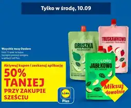 Lidl Mus jabłkowo-gruszkowy Owolovo oferta