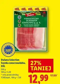 Lidl Szynka szwarcwaldzka Dulano oferta