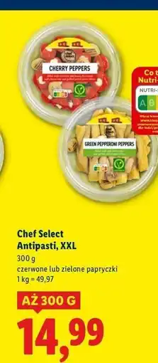 Lidl Czerwone papryczki z grillowanymi oliwkami Chef Select oferta