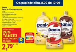 Lidl Serek z kawałkami czekolady Danone Danio oferta