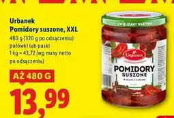 Lidl Pomidory suszone paski Urbanek oferta