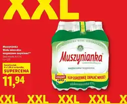 Lidl Woda niegazowana Muszynianka oferta