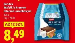 Lidl Wafelki carre Sondey oferta