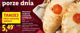 Lidl Minicalzone margherita i mozzarella z pomidorami oferta