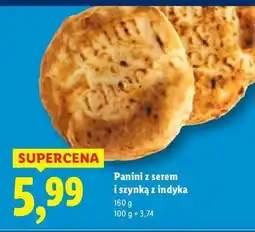 Lidl Panini z serem i szynką indyka oferta