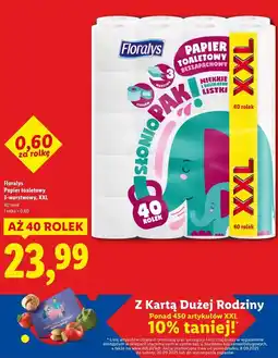 Lidl Papier toaletowy Floralys oferta