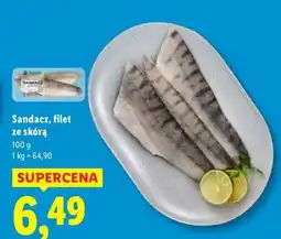 Lidl Sandacz filet ze skórą oferta