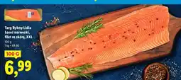 Lidl Łosoś norweski filet ze skórą Targ Rybny Lidla oferta