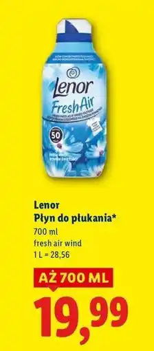 Lidl Płyn do płukania fresh wind Lenor Fresh Air Effect oferta