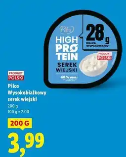 Lidl Serek wiejski Pilos High Protein oferta