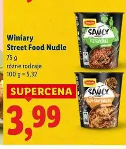 Lidl Danie sezamowy kurczak Winiary Saucy Noodles oferta