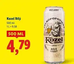 Lidl Piwo Kozel Bily Lehky oferta