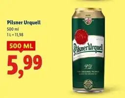 Lidl Piwo Pilsner Urquell oferta