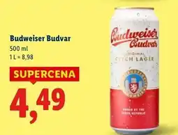 Lidl Piwo b: original Budweiser Budvar oferta