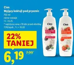 Lidl Koktajl myjący pod prysznic truskawki ze śmietanką Cien oferta