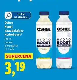 Lidl Napój nawodnienie lemon Oshee Hydro Boost oferta
