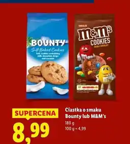 Lidl Ciastka z drażami m&m's M&M's Double Chocolate Cookies oferta