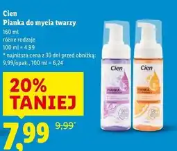 Lidl Pianka do mycia twarzy bio pomarańcza Cien oferta
