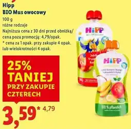 Lidl Mus bio jabłka-banany-mango-kokos Hipp Owoce I Zboża oferta