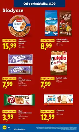 Lidl Czekolada cappucino Milka Bubbly oferta
