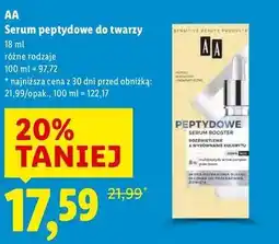 Lidl Serum peptydowe rozświetlenie Aa oferta